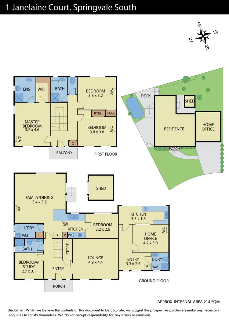 Floorplan of Homely house listing, 1 Janelaine Court, Springvale South VIC 3172