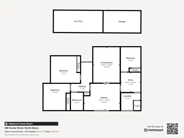 Floorplan of Homely house listing, 286 Kooba Street, North Albury NSW 2640