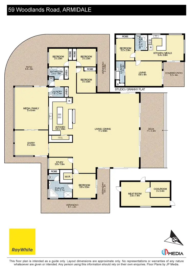 Floorplan of Homely rural property listing, 'Lissara' 59 Woodlands Road, Armidale NSW 2350