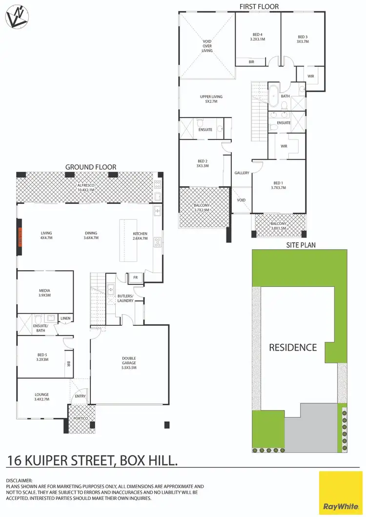 Floorplan of Homely house listing, 16 Kuiper Street, Box Hill NSW 2765