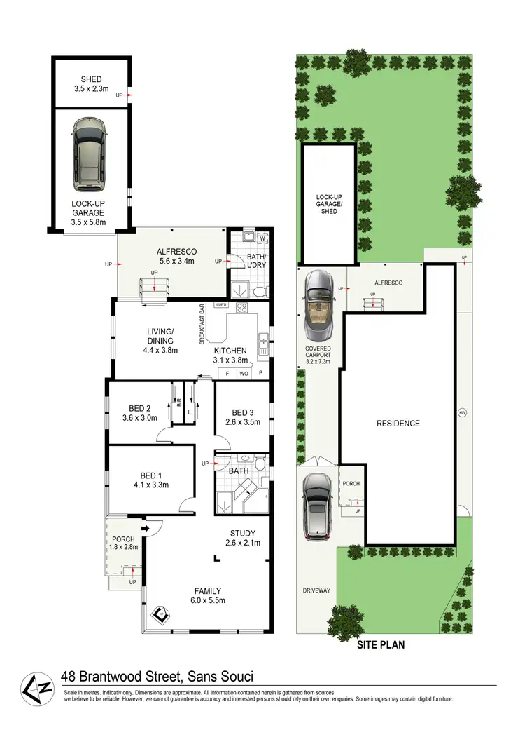 Floorplan of Homely house listing, 48 Brantwood Street, Sans Souci NSW 2219