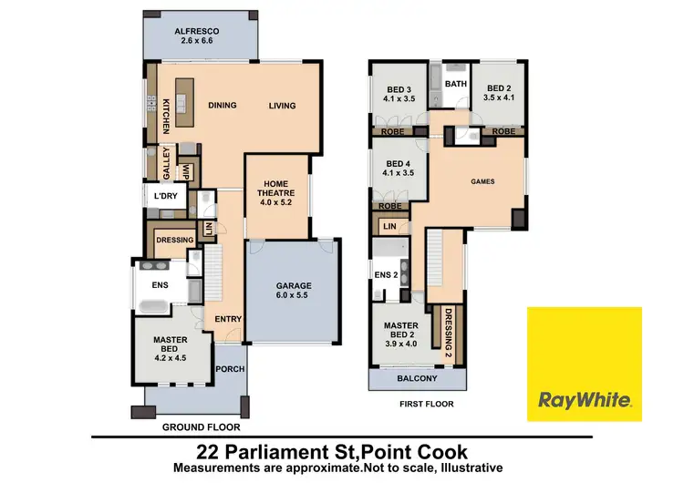 Floorplan of Homely house listing, 22 Parliament Street, Point Cook VIC 3030