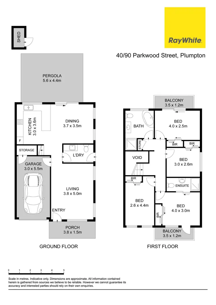 Floorplan of Homely townhouse listing, 40/90 Parkwood Street, Plumpton NSW 2761