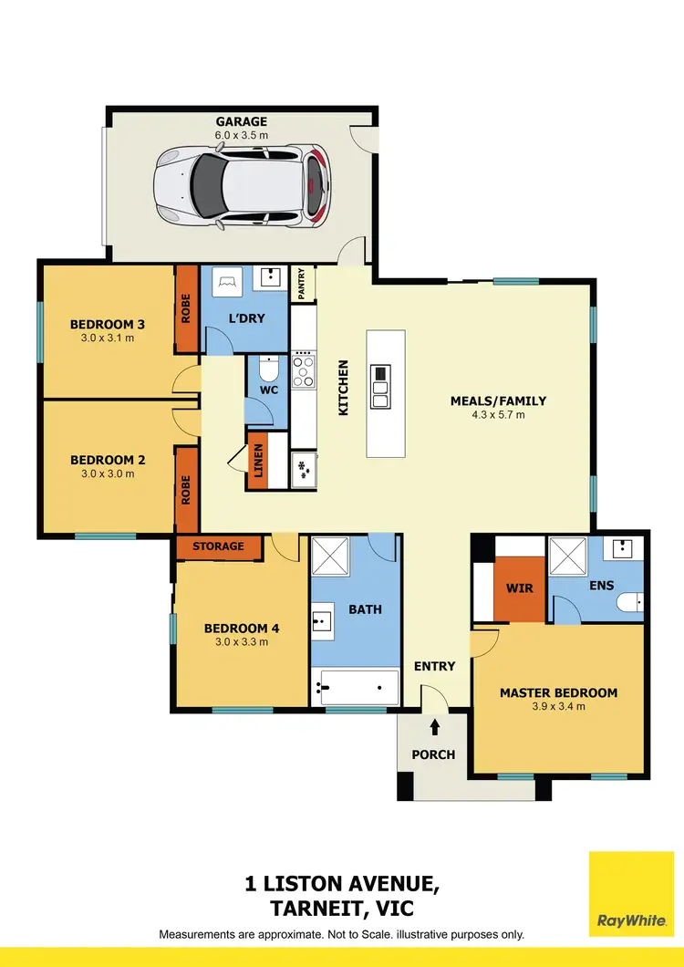 Floorplan of Homely house listing, 1 Liston Avenue, Tarneit VIC 3029