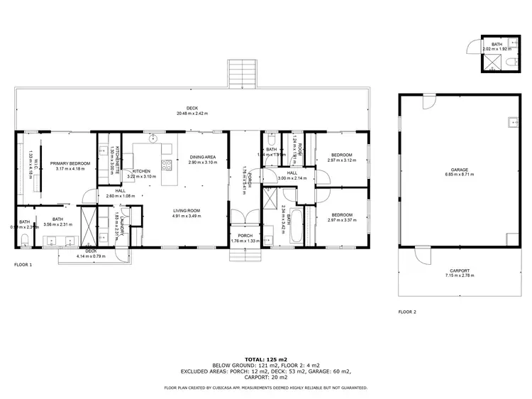 Floorplan of Homely rural property listing, 70 Mudlo Road, Kilkivan QLD 4600