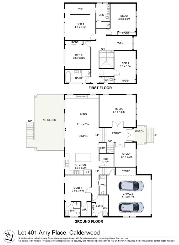 Floorplan of Homely land listing, Lot 401 Amy Place, Calderwood NSW 2527