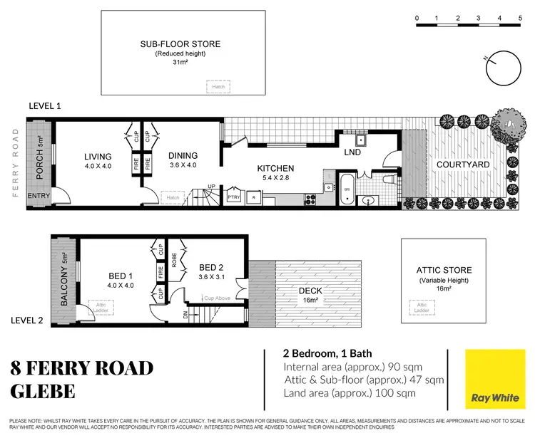 Floorplan of Homely house listing, 8 Ferry Road, Glebe NSW 2037