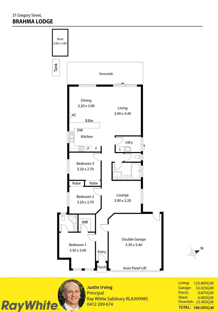 Floorplan of Homely house listing, 37 Gregory Street, Brahma Lodge SA 5109