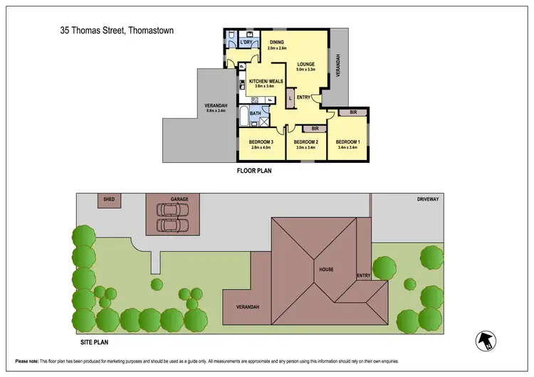 Floorplan of Homely house listing, 35 Thomas Street, Thomastown VIC 3074
