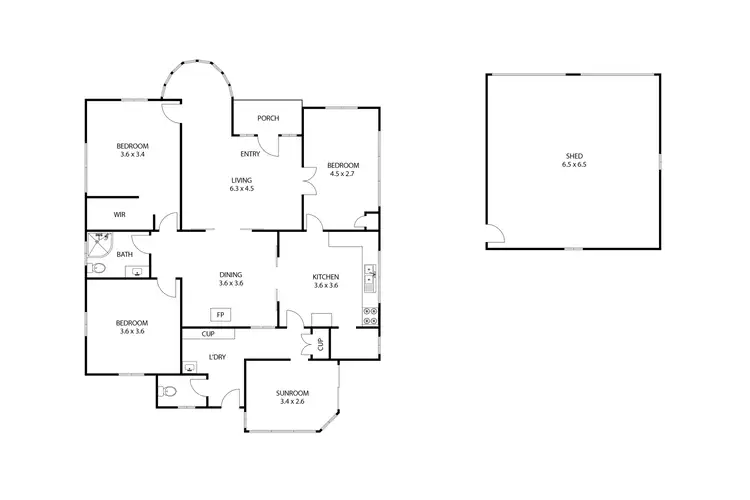 Floorplan of Homely house listing, 18 Steele Street, Pittsworth QLD 4356
