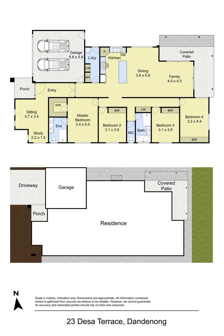 Floorplan of Homely house listing, 23 Desa Terrace, Dandenong VIC 3175