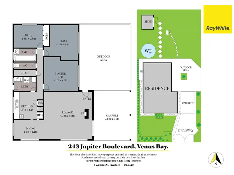 Floorplan of Homely house listing, 243 Jupiter Boulevard, Venus Bay VIC 3956