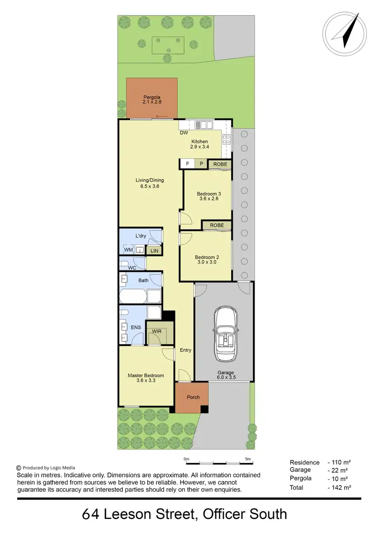 Floorplan of Homely house listing, 64 Leeson Street, Officer South VIC 3809