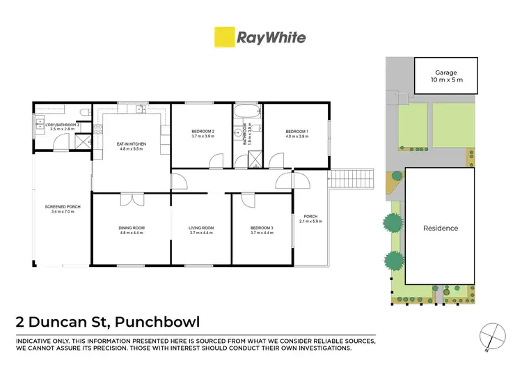 Floorplan of Homely house listing, 2 Duncan Street, Punchbowl NSW 2196