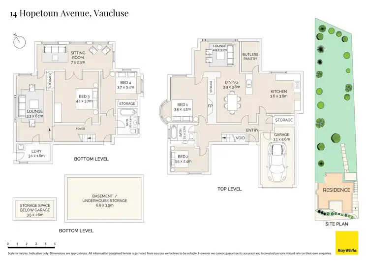 Floorplan of Homely house listing, 14 Hopetoun Avenue, Vaucluse NSW 2030
