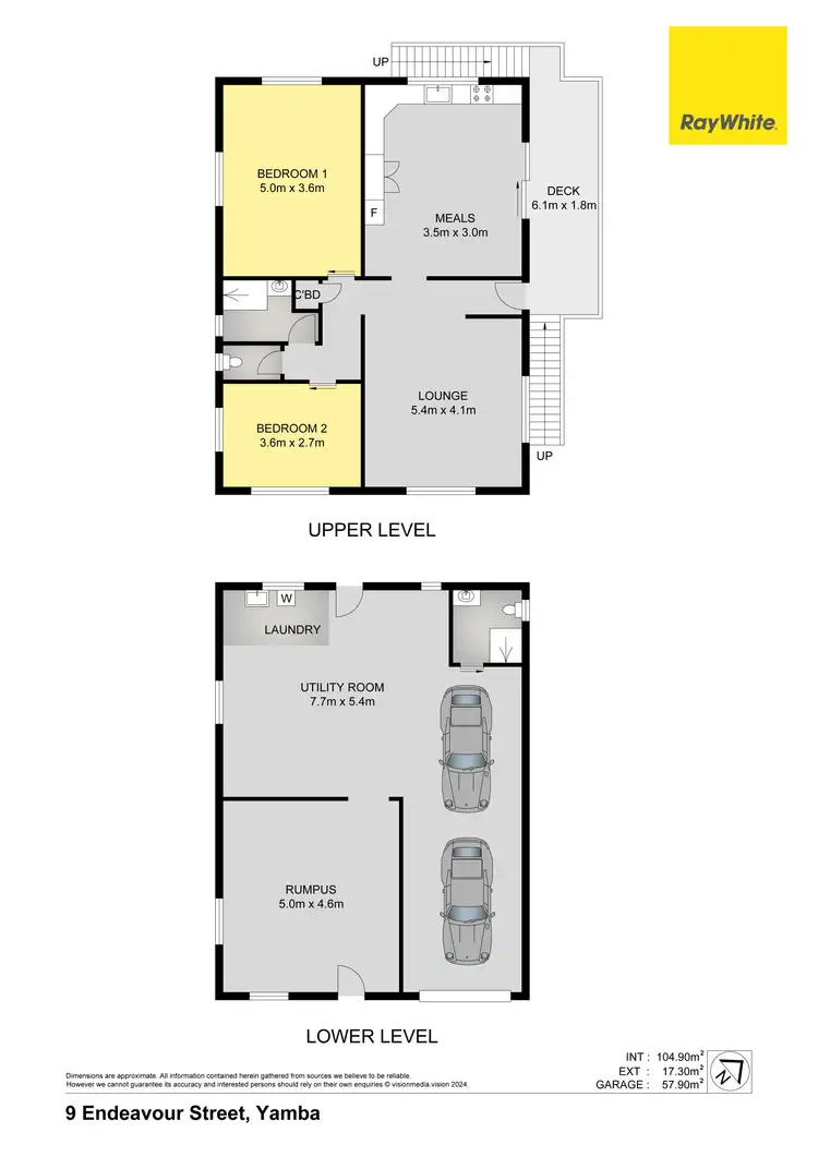 Floorplan of Homely house listing, 9 Endeavour Street, Yamba NSW 2464