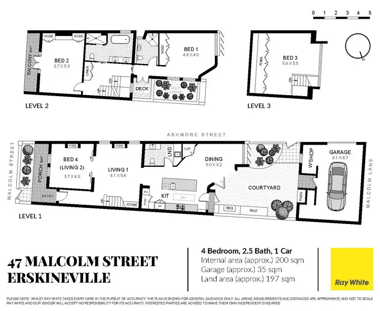Floorplan of Homely house listing, 47 Malcolm Street, Erskineville NSW 2043