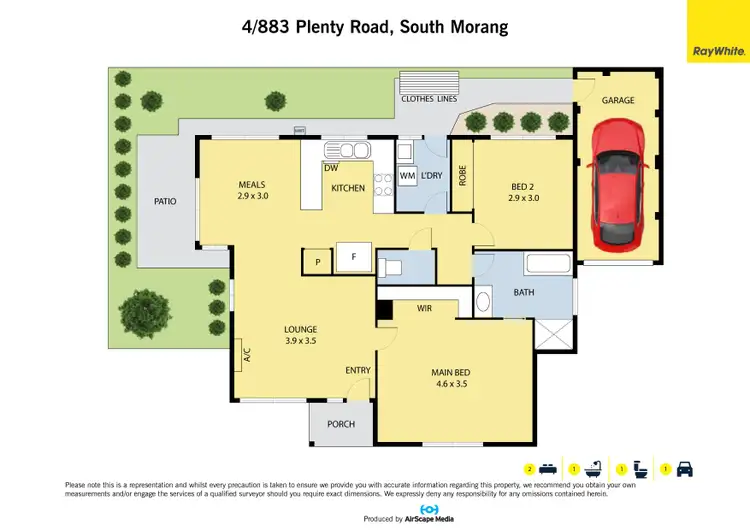 Floorplan of Homely unit listing, 4/883 Plenty Road, South Morang VIC 3752