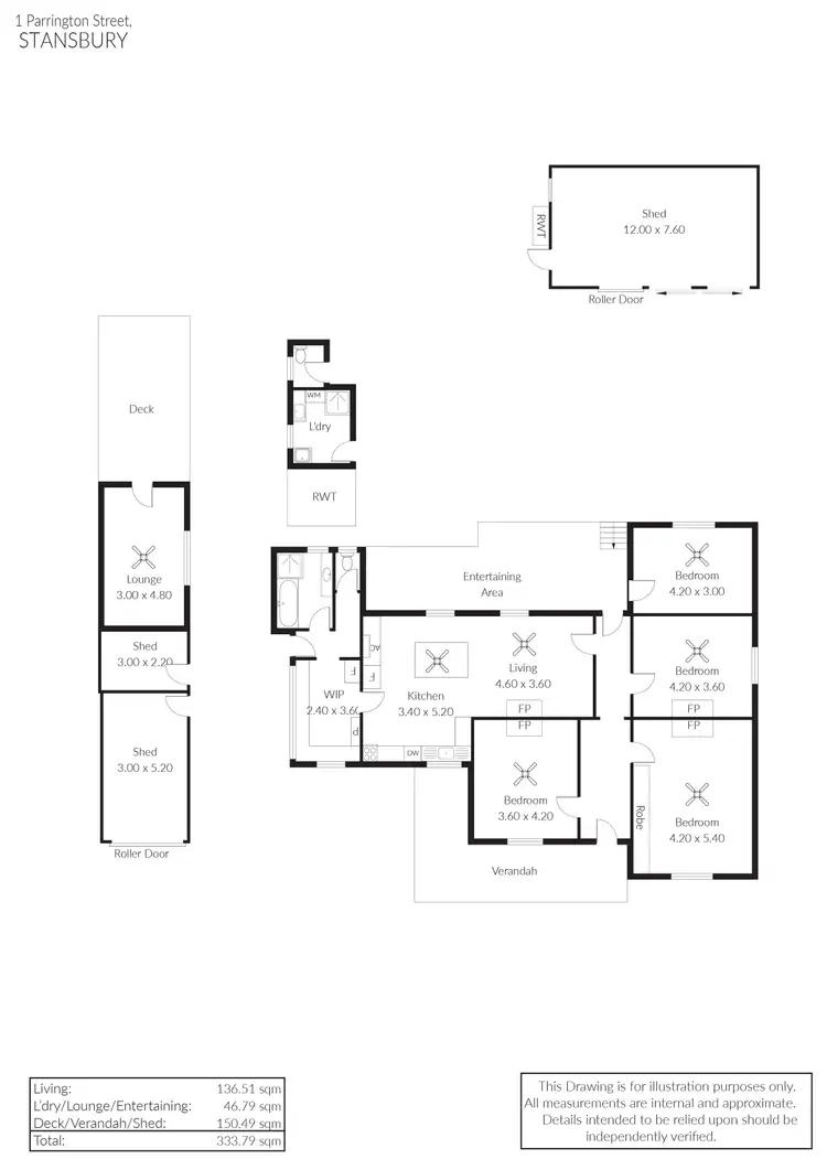Floorplan of Homely house listing, 1 Parrington Street, Stansbury SA 5582