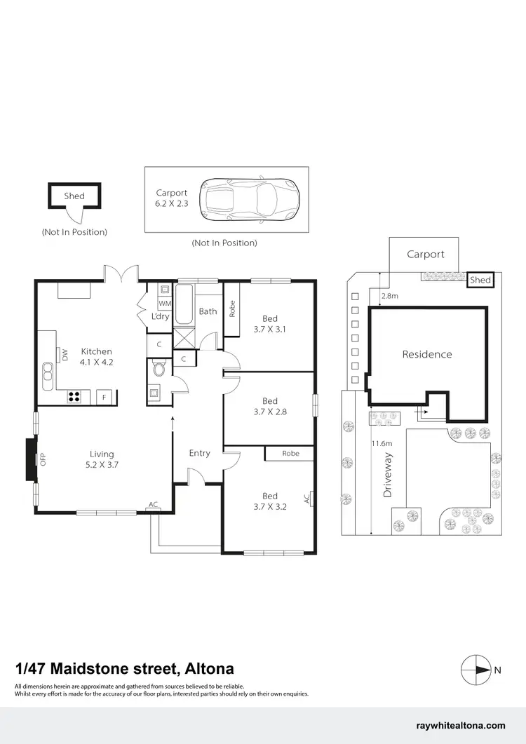 Floorplan of Homely house listing, 1/47 Maidstone Street, Altona VIC 3018