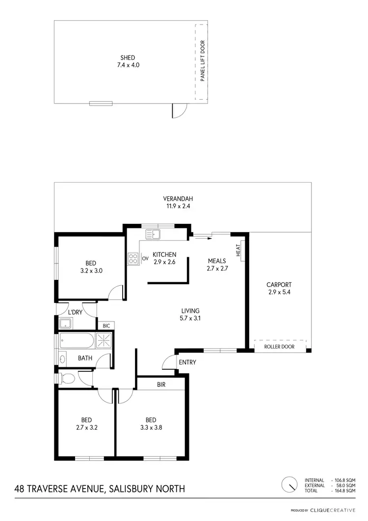 Floorplan of Homely house listing, 48 Traverse Avenue, Salisbury North SA 5108