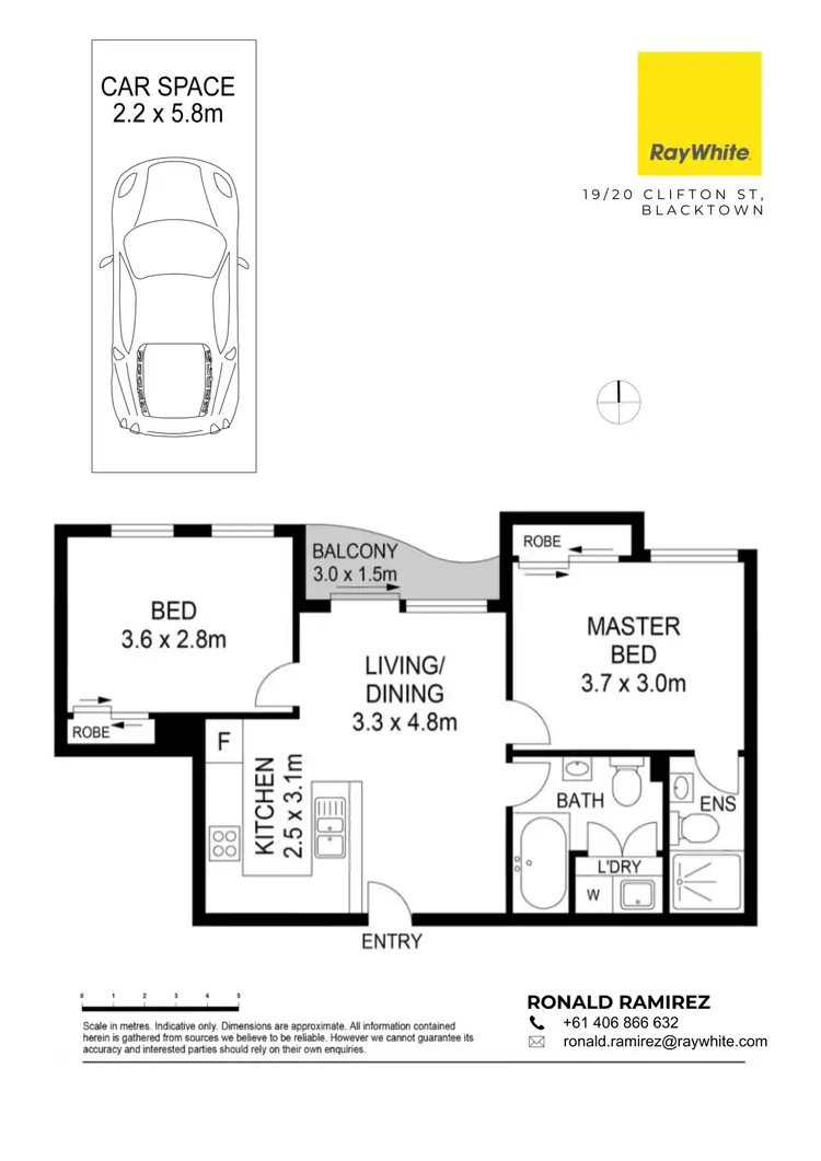 Floorplan of Homely apartment listing, 19/20-22 Clifton Street, Blacktown NSW 2148