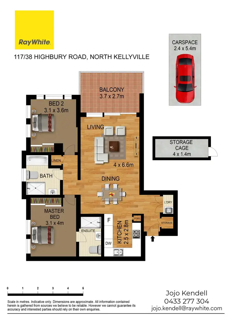 Floorplan of Homely apartment listing, 117/38 Highbury Road, North Kellyville NSW 2155