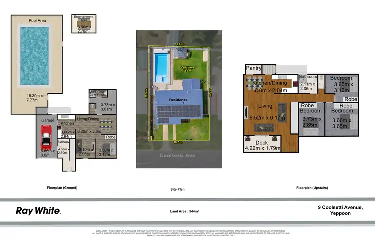 Floorplan of Homely house listing, 9 Coolsetti Avenue, Yeppoon QLD 4703