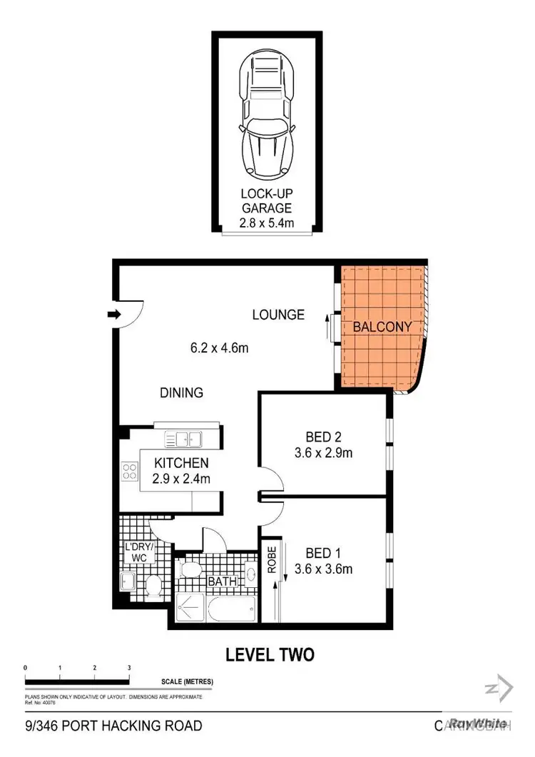 Floorplan of Homely apartment listing, 9/346 Port Hacking Road, Caringbah NSW 2229