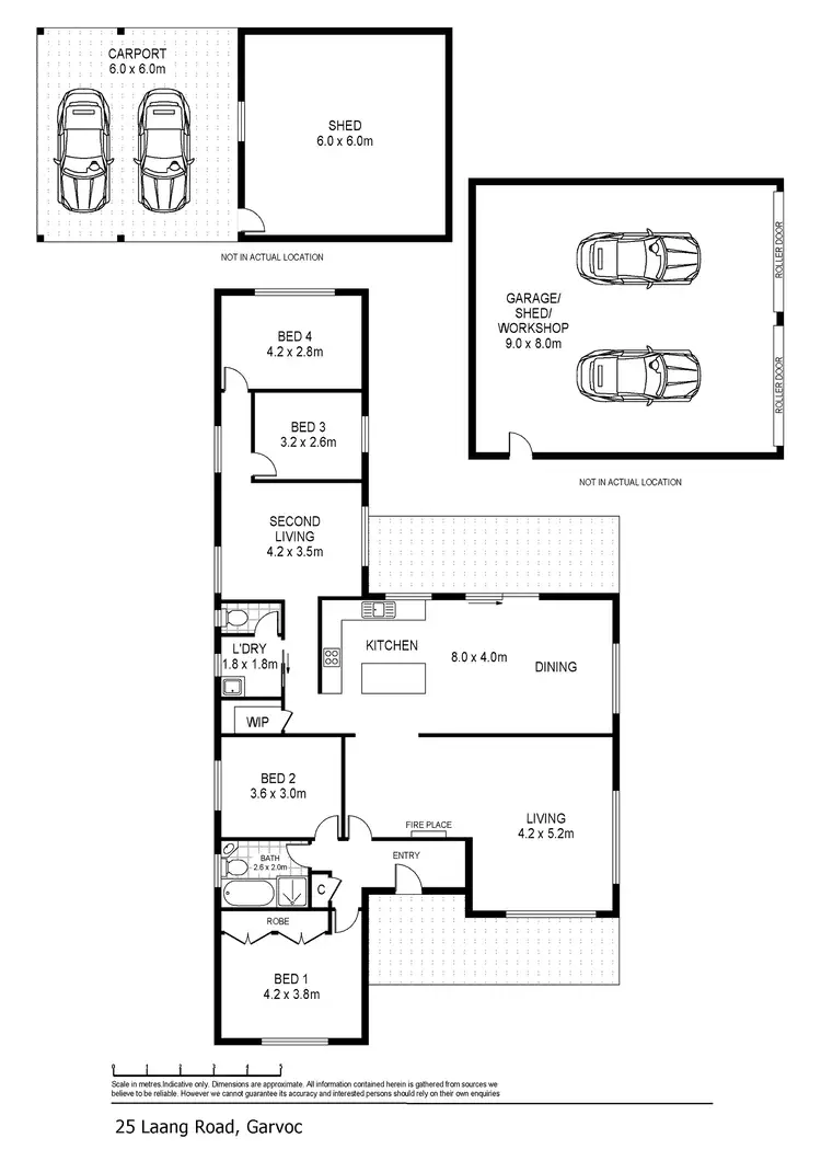 Floorplan of Homely house listing, 25 Laang Road, Garvoc VIC 3265