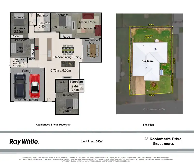 Floorplan of Homely house listing, 28 Koolamarra Drive, Gracemere QLD 4702