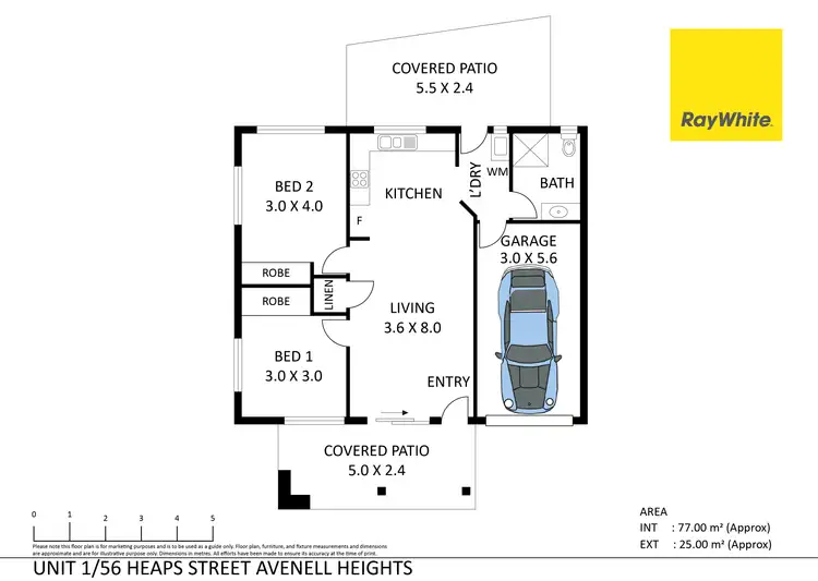 Floorplan of Homely house listing, 1/56 Heaps Street, Avenell Heights QLD 4670