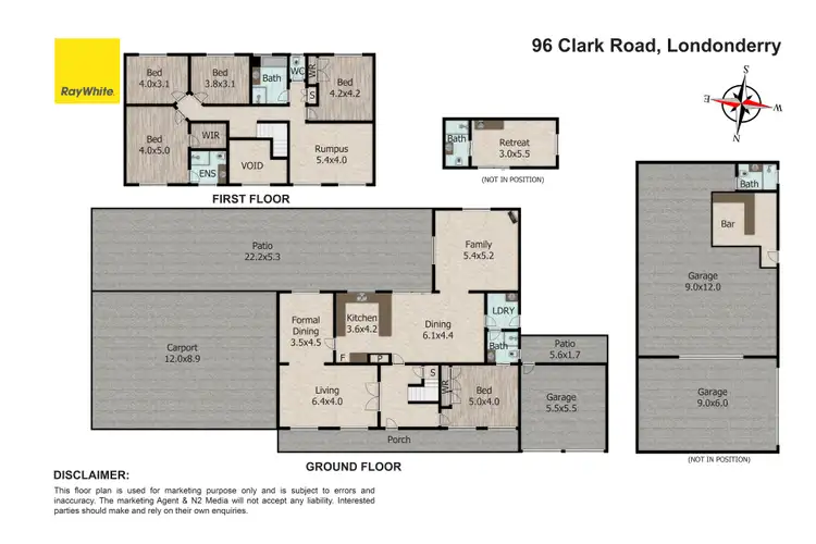 Floorplan of Homely house listing, 96-116 Clark Road, Londonderry NSW 2753