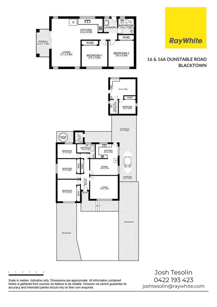 Floorplan of Homely house listing, 16 & 16A Dunstable Road, Blacktown NSW 2148