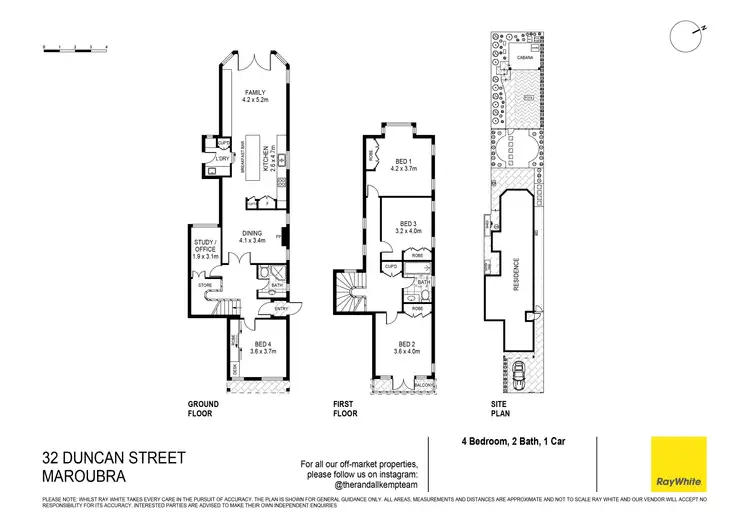 Floorplan of Homely house listing, 32 Duncan Street, Maroubra NSW 2035