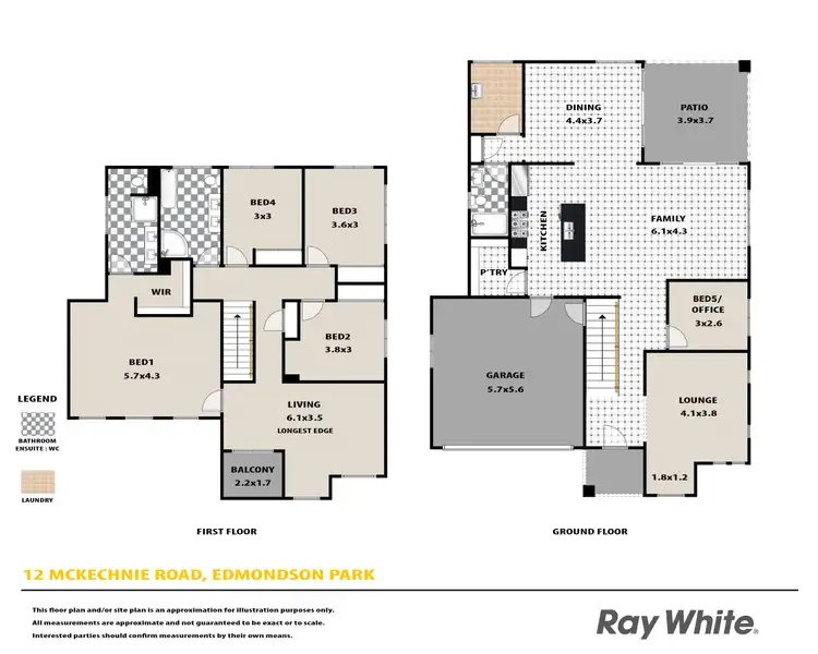 Floorplan of Homely house listing, 12 Mckechnie Road, Edmondson Park NSW 2174
