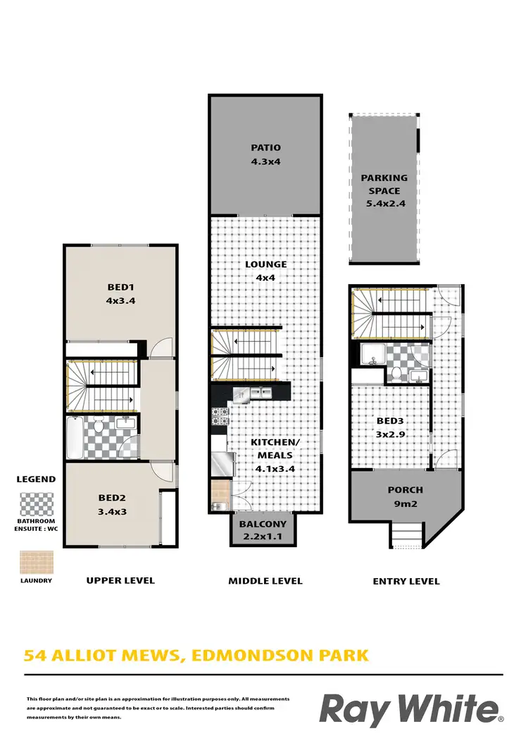 Floorplan of Homely house listing, 54 Alliot Mews, Edmondson Park NSW 2174