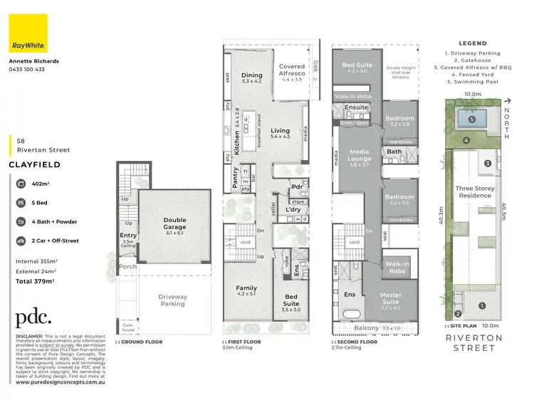 Floorplan of Homely house listing, 58 Riverton Street, Clayfield QLD 4011