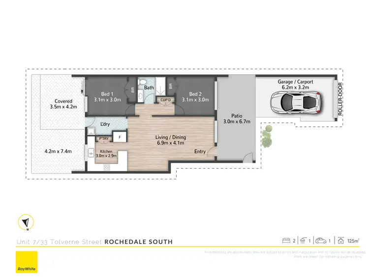 Floorplan of Homely house listing, 7/33 Tolverne Street, Rochedale South QLD 4123