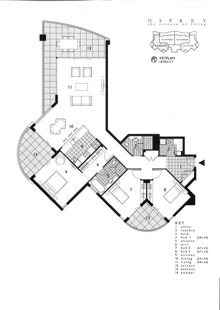 Floorplan of Homely apartment listing, 49/16-20 Keira Street, Wollongong NSW 2500
