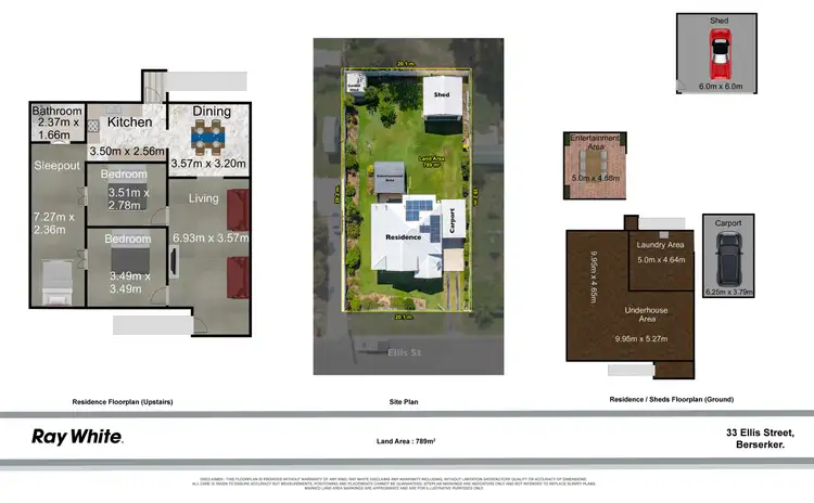 Floorplan of Homely house listing, 33 Ellis Street, Berserker QLD 4701
