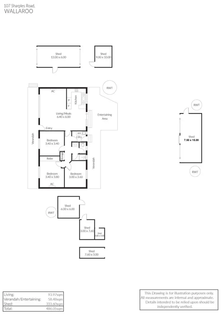 Floorplan of Homely house listing, 107 Sharples Road, Wallaroo SA 5556