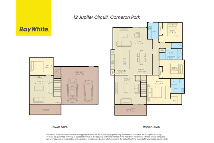 Floorplan of Homely house listing, 12 Jupiter Circuit, Cameron Park NSW 2285