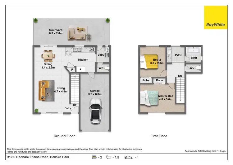 Floorplan of Homely house listing, 9/360 Redbank Plains Road, Bellbird Park QLD 4300