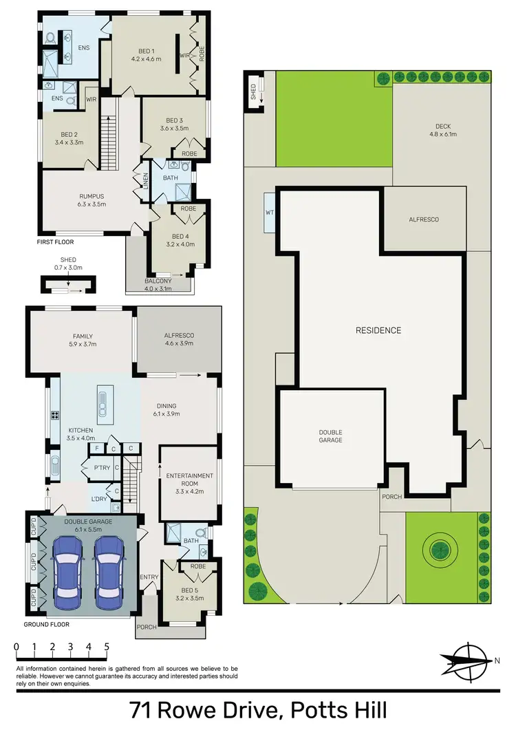 Floorplan of Homely house listing, 71 Rowe Drive, Potts Hill NSW 2143