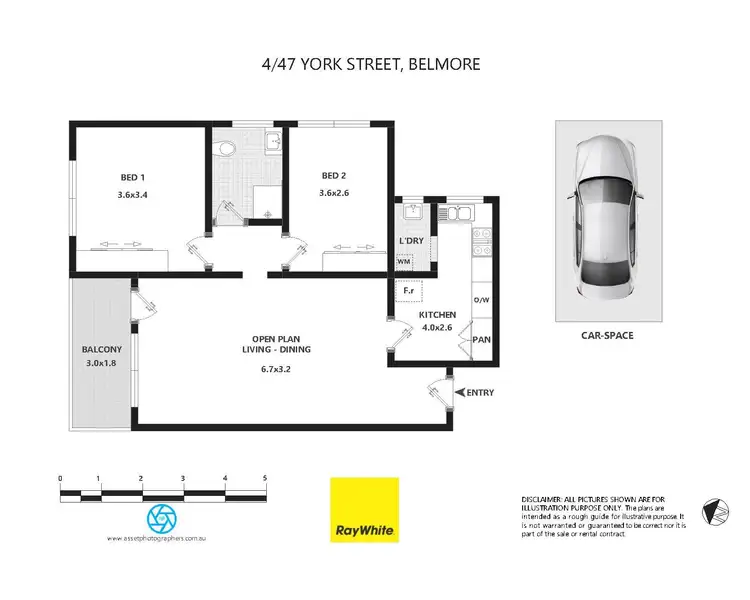 Floorplan of Homely apartment listing, 4/47 York Street, Belmore NSW 2192