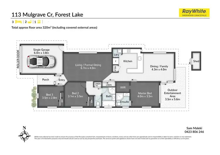 Floorplan of Homely house listing, 113 Mulgrave Crescent, Forest Lake QLD 4078
