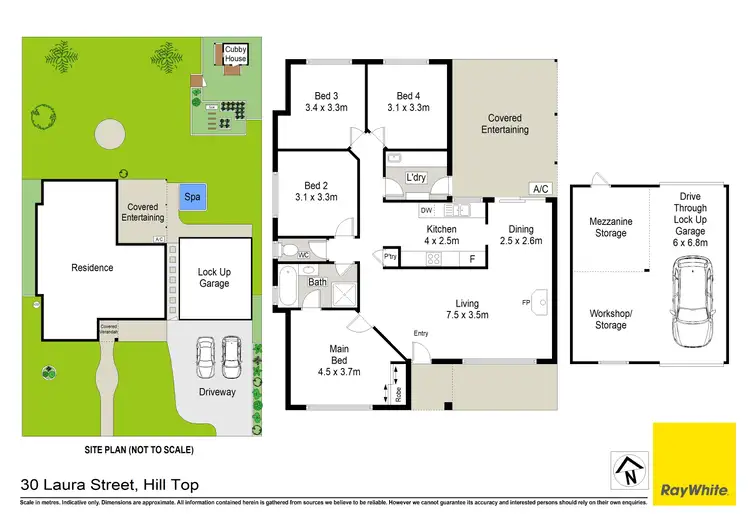 Floorplan of Homely house listing, 30 Laura Street, Hill Top NSW 2575