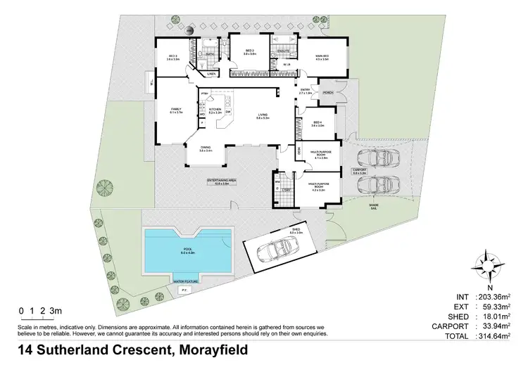 Floorplan of Homely house listing, 14 Sutherland Crescent, Morayfield QLD 4506