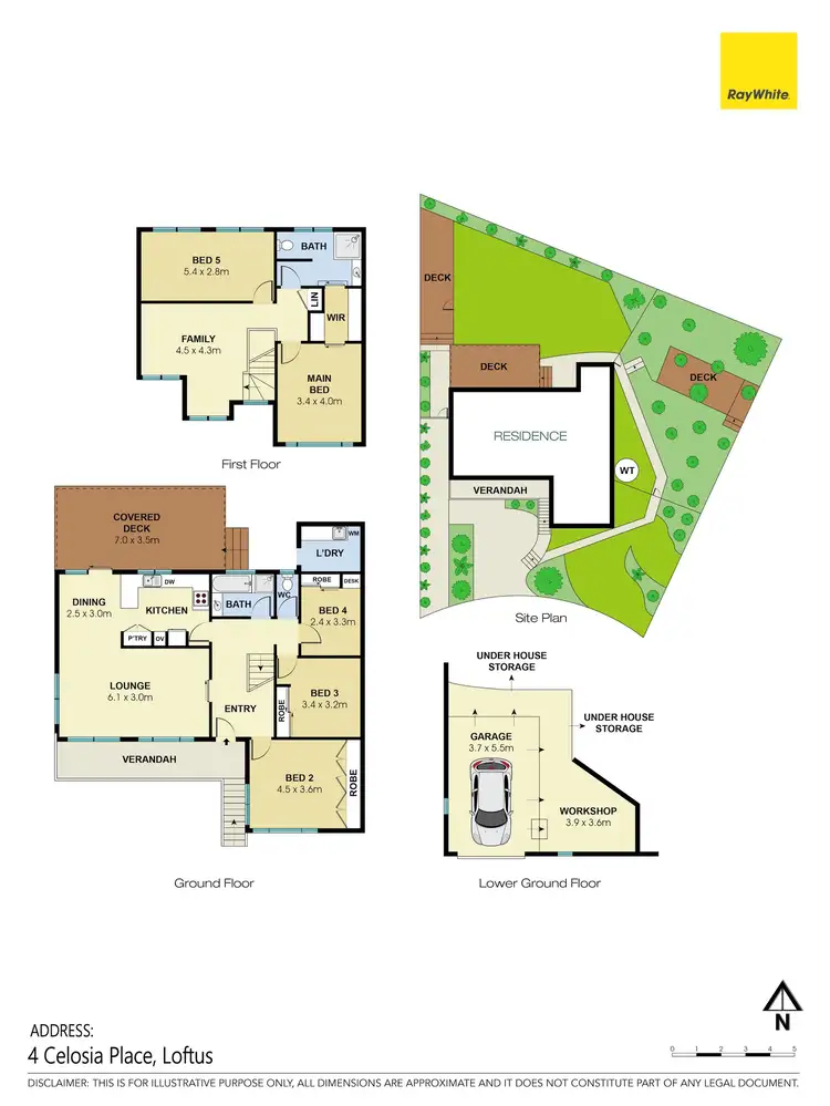Floorplan of Homely house listing, 4 Celosia Place, Loftus NSW 2232